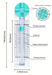 MASSICOT COUPE PAPIER MULTIFONCTIONS 4 EN 1