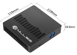 [11689] MINI UNITÉ CENTRALE N4000 6GB 128GB SD WIFI BLUETOOTH Win 11 MLLSE M2 AIR