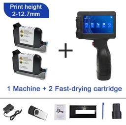Nouveau Phezer P17 imprimante à jet d'encre portable numéro de Date Date d'expiration Logo QR Bar Code de lot Date d'expiration 12.7mm imprimante d'étiquettes 28