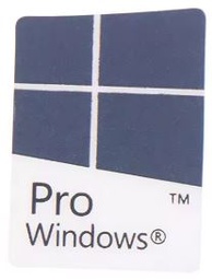 ملصق كمبيوتر محمول أزرق بنظام Windows 10 PRO، 10 قطع