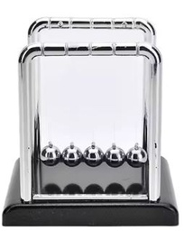 BLACK Boule d'équilibre en acier pour berceau Newtons, jouet de science physique, décoration amusante, cadeau, offre spéciale, 1 pièce