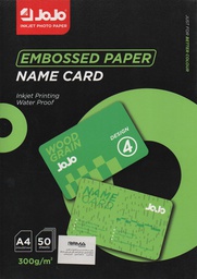 [JY-3005-4] BUSINESS CARD PAPER A4 300g/m² 50F DESIGN 4 WOOD GRAIN JOJO