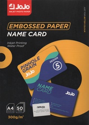 [JY-3005-5] PAPIER CARTE DE VISITE A4 300g/m² 50F DESIGN 5 PINHOLE GRAIN JOJO