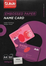 [JY-3005-6] PAPIER CARTE DE VISITE A4 300g/m² 50F DESIGN 6 CREATIVE GRAIN JOJO