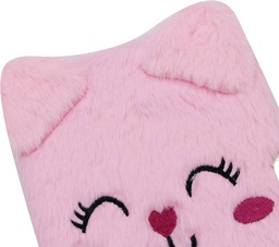 [2366-1] NOTE BOOK FANTAISIE PELUCHE CARRÉ SPIRAL ALGO