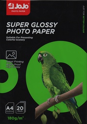 [JA-1043] PAPIER PHOTO A4 180G 1 FACE 20F JOJO