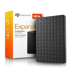 DISQUE DURE EXTERNE 500GB (465 REEL) SEAGATE