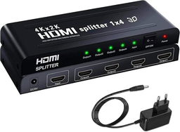 SPLIT HDMI 1 ENTREE 4 SORTIES 4K + TRANSFO