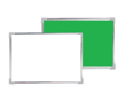 [4302s] TABLEAU BLANC/VERT MAGNETIQUE 40x60cm SAMBARA