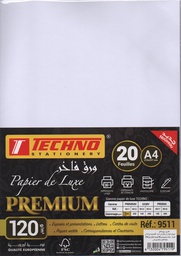 [9511] PAPIER DE LUXE A4 120g TECHNO PREMIUM