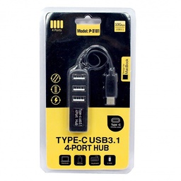 [P-3101] HUB USB TYPE C TO 4x USB A 3.1