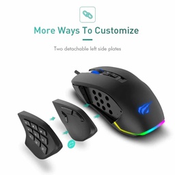 [MS900] SOURIS GAMING 8/14 BTN PROGRAMMABLE 10000 DPI HAVIT
