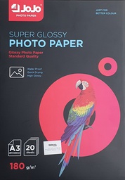 PAPIER PHOTO A3 180g/m² 20F JOJO
