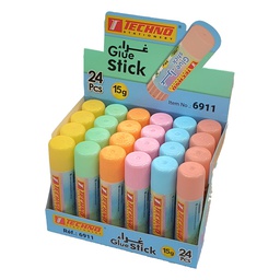 [6911] COLLE STICK 15g TECHNO PASTEL