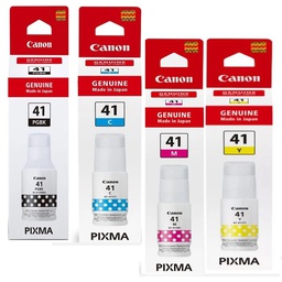 PACK ENCRE IMPRIMANTE CANON G41 CMYN 3x70/140ml ORIGINAL