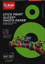 PAPIER PHOTO AUTOCOLLANT A4 115g 20F JOJO