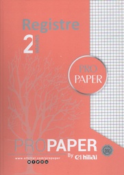 [0012] REGISTRE 2 MAINS A4 5x5mm PROPAPER