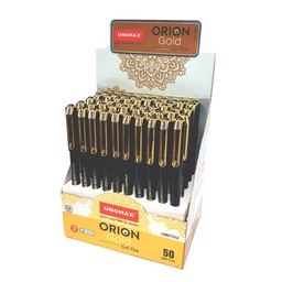 STYLO GEL 0.6mm BLEU UNOMAX ORION GOLD