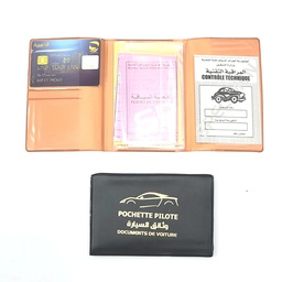 PORTE FEUILLES POUR DOCUMENTS / PAPIERS VOITURE PILOTE