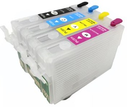 PACK CARTOUCHES IMPRIMANTE 1281/2/3/4 4 PCS CMYN RECHARGEABLE