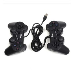 MANETTE DE JEU USB POUR PC 2 PCS DUAL SHOCK