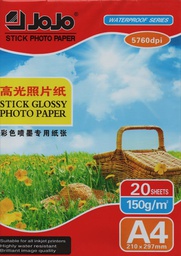 PAPIER PHOTO AUTOCOLLANT A4 150g 20F JOJO