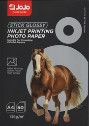PAPIER PHOTO AUTOCOLLANT A4 135g 50F JOJO