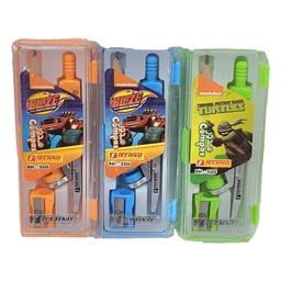[5325] COMPAS METALIQUE + TAILLE CRAYON TECHNO ANIME