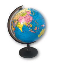 [BK-7000]  TERRESTRIAL GLOBE 8.5 CM BEKAA