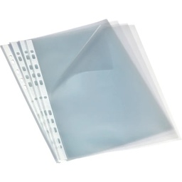 [G-0346] POCHETTES A VUE TRANSPARENTES PERFOREES A4 100µm 100u GIANT