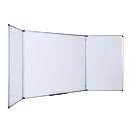 [4300] TABLEAU SAMBARA BLANC / BLANC 4M 3 VOLETS