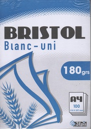 FICHE BRISTOL A4 180g/m² 100F 3EPIS