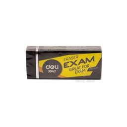 [3042] DELI EXAM BLACK ERASER