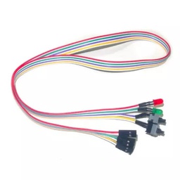 [SAT002568] مفتاح الطاقة وإعادة الضبط مع LED 50 سم