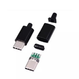 [SAT004743] 4 في 1 USB من النوع C باللون الأسود