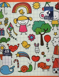 CAHIER 48P 17x22cm EL-HILLAL