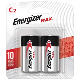  C BATTERY 2 PCS ENERGIZER MAX