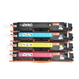 حبر CE312A/CF352A، 4 قطع، أرجواني، محبرة