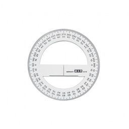 [6020] 360° CIRCULAR PROTRACTOR 10cm TECHNO