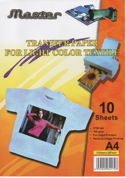 PAPIER TRANSFER BLANC A4 10F MASTER