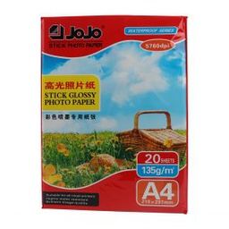  SELF-ADHESIVE PHOTO PAPER 135g A4 20F JOJO