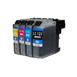  PACK LC123 PRINTER CARTRIDGES 4PCS KOANAN