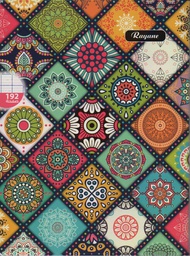 دفتر ملاحظات 192P 17x22 سم مخيط بخياطة رايان