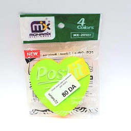 [MX-20107] STICKY NOTES 100F 4C MONAMIX