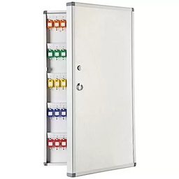 [H-1072] ARMOIRE CLEFS 72u 400x55x475mm EN ALUMINIUM DEFELOM