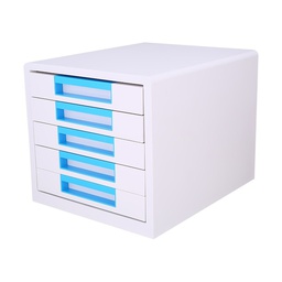 [Z010 33]  DELI RIO 5-DRAWER PLASTIC DOCUMENT ORGANIZER