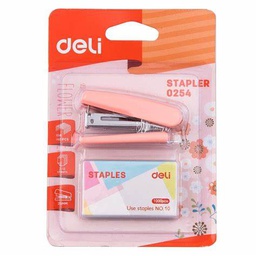 [254]  DELI MINI STAPLER WITH STAPLES