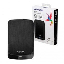 [AHV320-2TU31-CBK]  EXTERNAL HARD DRIVE 2TB ADATA HV320 SLIM