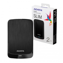 [AHV320-2TU31-CBK] ADATA HV320 SLIM 2TB EXTERNAL HARD DRIVE
