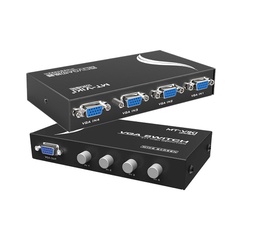 [MT-15-4CF] SWITCH VGA 4 PORTS > 1 SORTIE AVEC 4 BTN